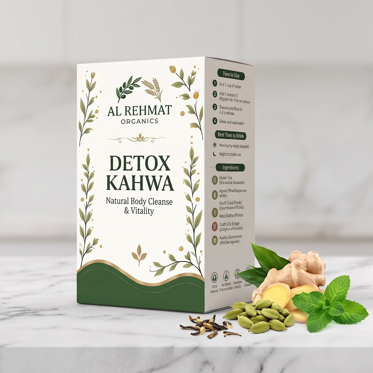 Natural Detox Kahwa-Herbal Tea For Detox By Al Rehmat Organics